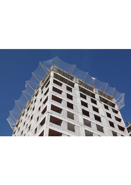 Inşaat Filesi 4X10M Inşaat Güvenlik Filesi Inşaat Güvenlik Ağı