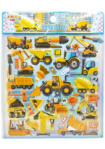 Sticker Kabartmalı Stiker Defter Planlayıcı Etiket SYD231 07 20 x 18 cm Iş Makineleri fiyatları