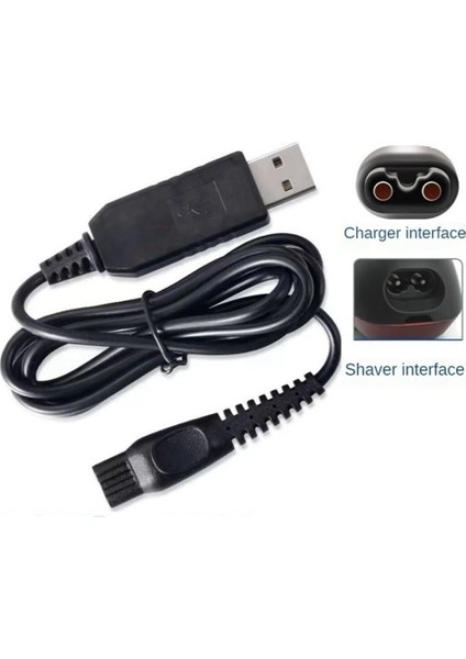 DNR Bilişim Phılıps Traş Makinesi Phılıps Için Shaver USB Şarj Cihazı Güç Kablosu Şarj Adaptörü 4.3V 70 Mah