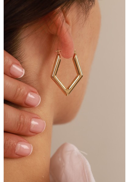 14 Ayar Altın,tarz Küpe AGKP388 modelleri