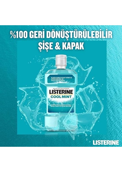 Ağız Bakım Suyu Cool Mint 1000 ml 2 Adet