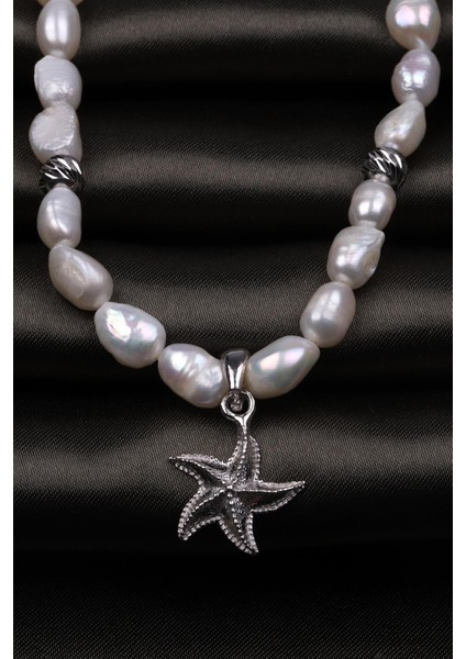 Inci Doğal Taş Özel Tasarım 925 Ayar Gümüş Kolye fiyatları