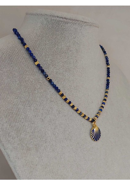 Lapis Taşı 3mm Deniz Temalı Tasarım Kolye (49812) fiyatları