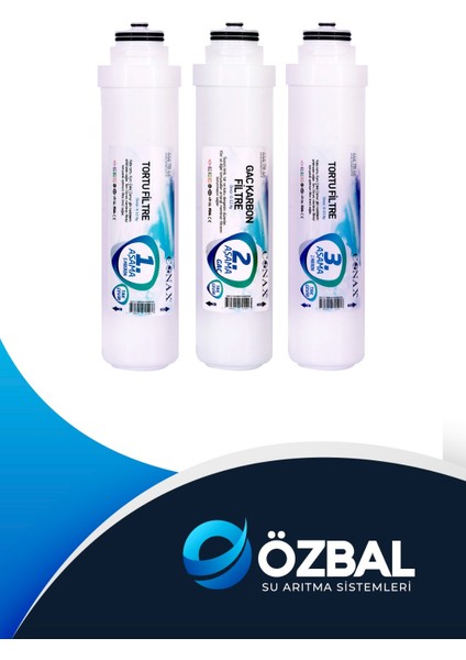 Takçevir 3 Aşama Filtre Seti