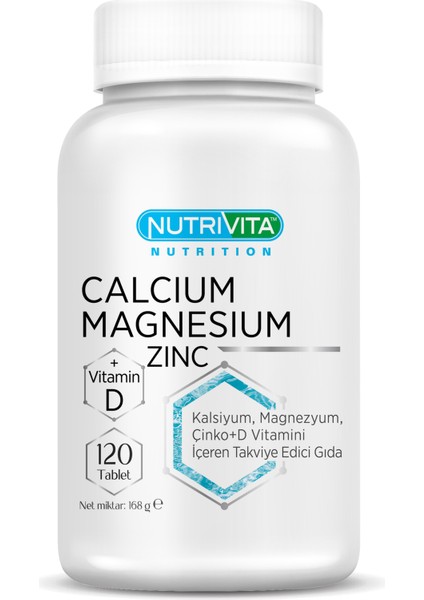 Calcium Mağnesium Zinc Vitamin D