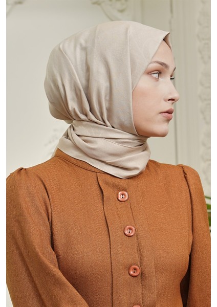 Scarf, Pamuklu, Tek Renk Kianna Jakarlı Şal