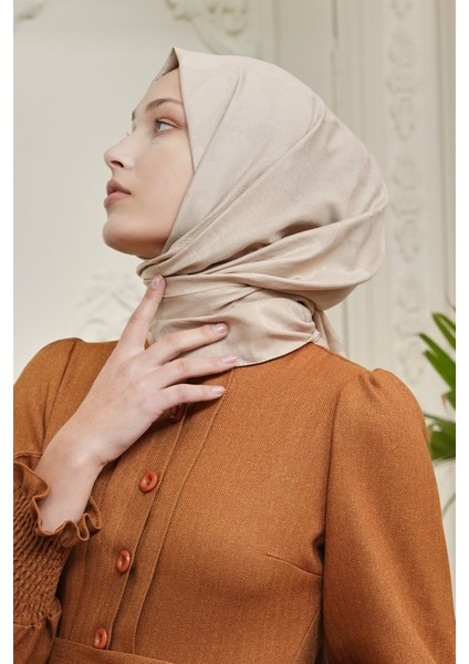 Scarf, Pamuklu, Tek Renk Kianna Jakarlı Şal