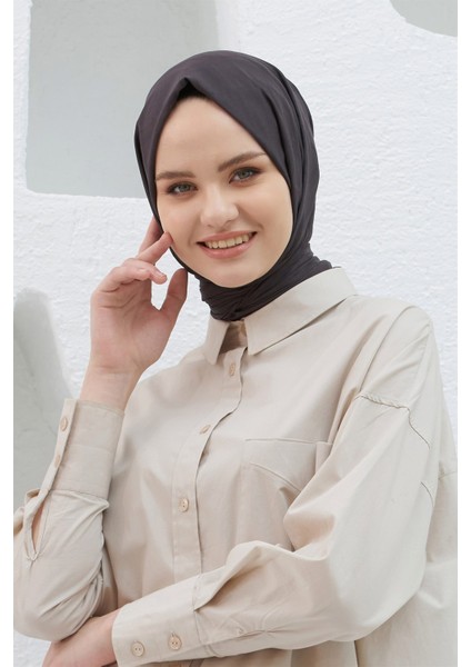 Scarf Logo Desen, Jakarlı Pamuklu Şal