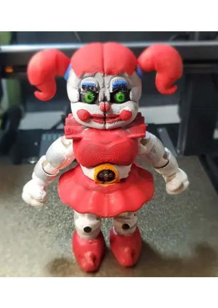 Giftbox 3D Digital Circus Baby Figürü