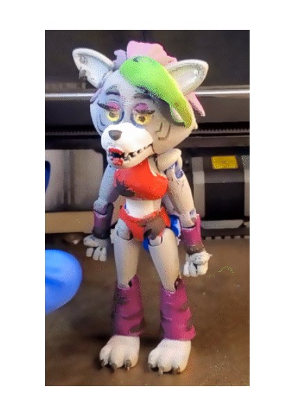 Five Nights At Freddy's Roxanne Wolf Figürü