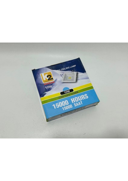 KDL-321 Cob Ledli Kare Tavan Lambası 10W 6500K