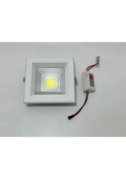 KDL-321 Cob Ledli Kare Tavan Lambası 10W 6500K
