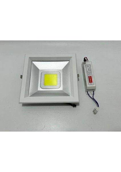 KDL-323 Cob Ledli Kare Tavan Lambası 30W 6500K