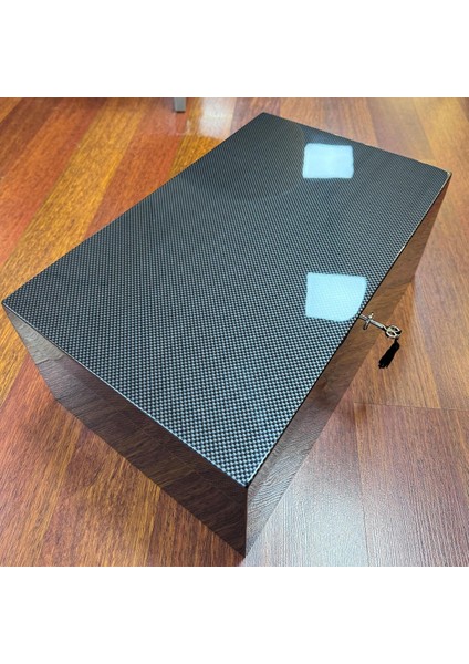 Lubinski Italy Humidor Puro Kutusu Karbon Desen 120'S modelleri