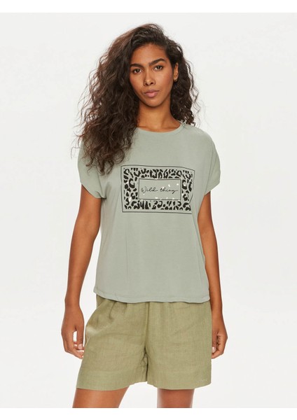 Kadın Bluz Açık Yeşil 15293567 Onlfree Lıfe S/s Modal Reg Top