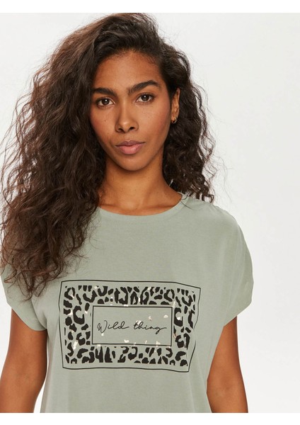 Kadın Bluz Açık Yeşil 15293567 Onlfree Lıfe S/s Modal Reg Top