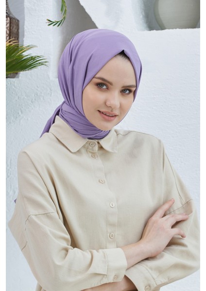 Scarf Pamuklu, Tek Renk, Jakarlı Tuana Şal