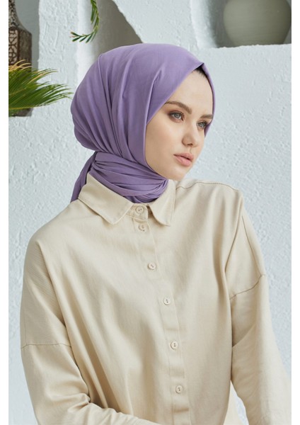 Scarf Pamuklu, Tek Renk, Jakarlı Tuana Şal