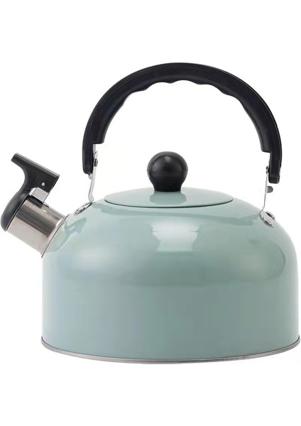 Yeni Beyaz Sprey Boya Düdük Çay ve Kahve Için Düdük Su Isıtıcısı 3l Avrupa ve Amerikan Mutfak Eşyaları Düz Dipli Düdük (Yurt Dışından)