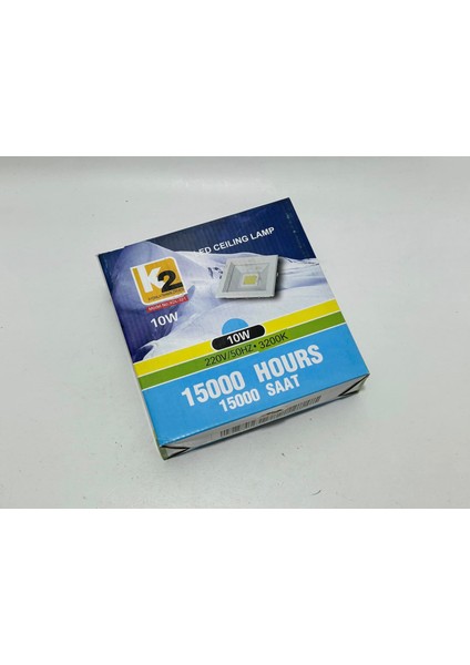 KDL-321 Cob Ledli Kare Tavan Lambası 10W 3200K