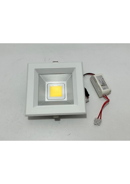 KDL-321 Cob Ledli Kare Tavan Lambası 10W 3200K