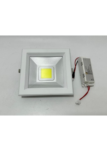 KDL-322 Cob Ledli Kare Tavan Lambası 20W 6500K