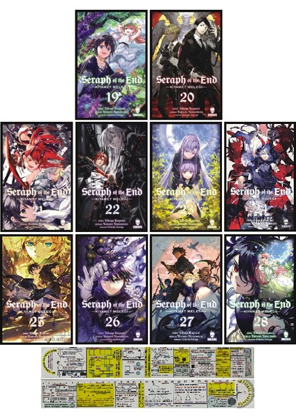 Seraph Of The End 10 Cilt Manga Seti - Takaya Kagami + Matematik Öğreten Cetvel