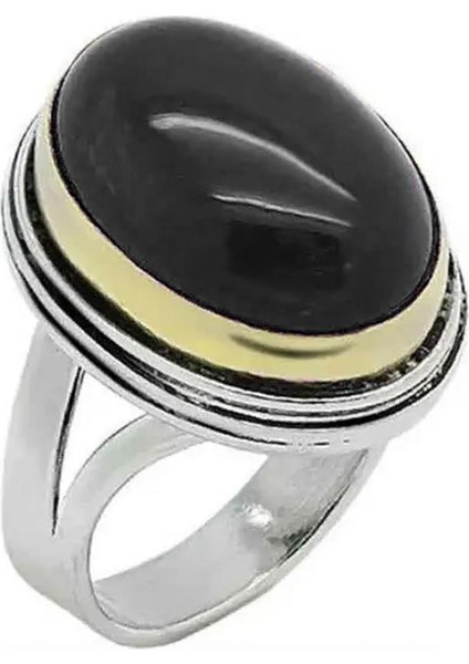 Sarma Serisi Renk Seçenekli Kapşon Kesim Taşlı Otantik Gümüş Yüzük Ayarlanabilir Ölçülü indirimleri