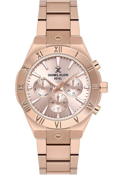 DKE.1.10633-4 Iç Fonksiyonları Pasif Rose-Gold Kadın Kol Saati