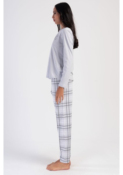 Pamuklu Kadın Uzun Kol Pijama Takım , 403144 fiyatları