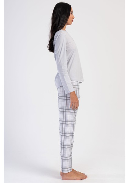 Pamuklu Kadın Uzun Kol Pijama Takım , 403144 modelleri
