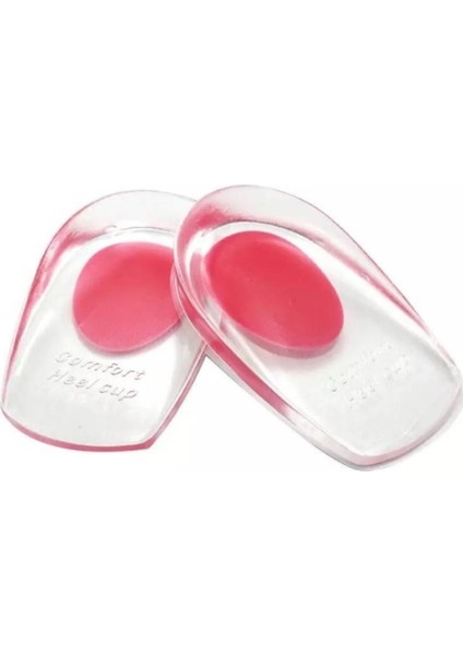 Pembe Jel Topuk Silikon Tabanlık 1 Çift