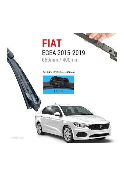 Fiat Egea Silecek Takımı 2015-2019 (Cam Sabunu Hediyeli) modelleri