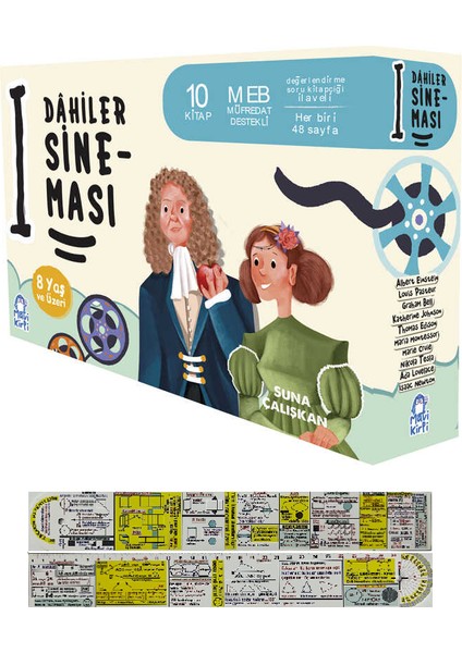 Dahiler Sineması 10 Kitap - Suna Çalışkan - Matematik Öğreten Cetvel