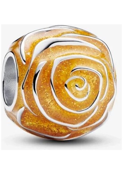 Açan Sarı Gül Charm