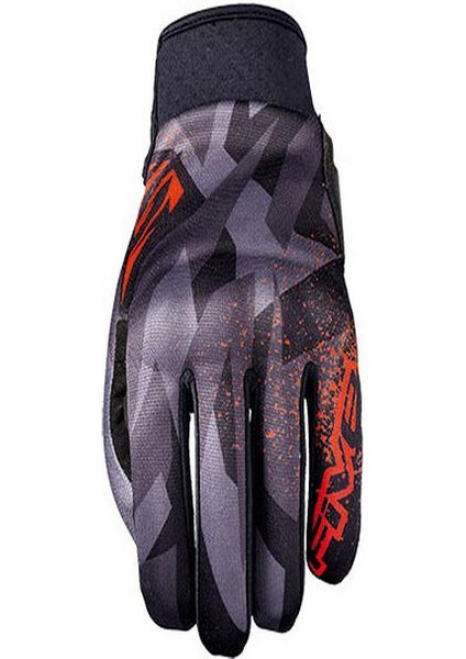 Fıve Gloves Globe Camo Fluo-Red