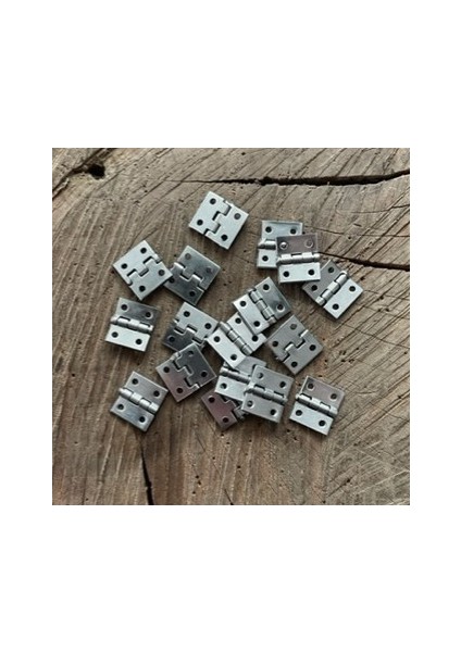 1cm Mini Menteşe Nikel Renk Tavla ve Kutu Menteşe 10*10MM 100ADET