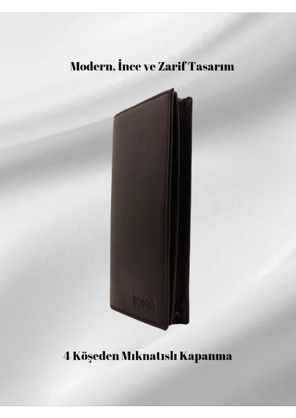 Deri Erkek Cüzdan Siyah Özel Tasarım Cüzdan, Kartvizitlik CSR3010001