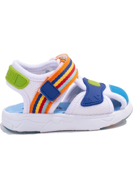Flow Iı 332P24Y202 Beyaz Mavi Ortopedik Günlük Erkek Çocuk Spor Sandalet