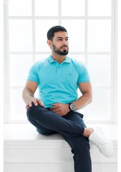 Polo Yaka %100 Pamuk Regular Fit T-Shirt