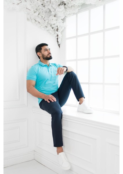 Polo Yaka %100 Pamuk Regular Fit T-Shirt