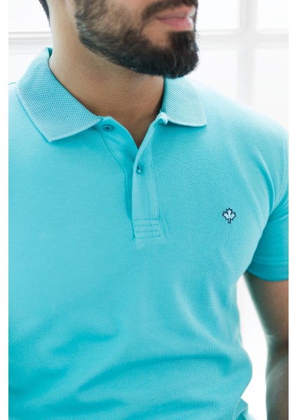 Polo Yaka %100 Pamuk Regular Fit T-Shirt