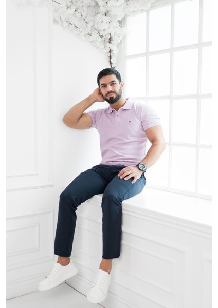 Polo Yaka %100 Pamuk Regular Fit T-Shirt