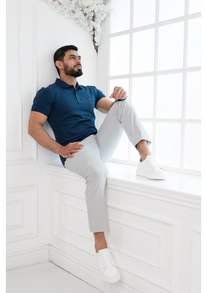 Polo Yaka %100 Pamuk Regular Fit T-Shirt fiyatları