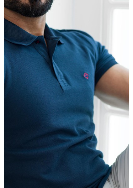Polo Yaka %100 Pamuk Regular Fit T-Shirt fırsatları