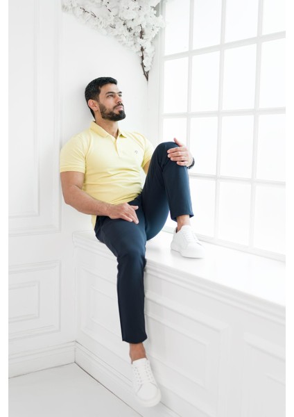 Polo Yaka %100 Pamuk Regular Fit T-Shirt