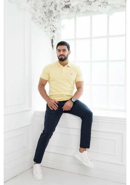 Polo Yaka %100 Pamuk Regular Fit T-Shirt modelleri