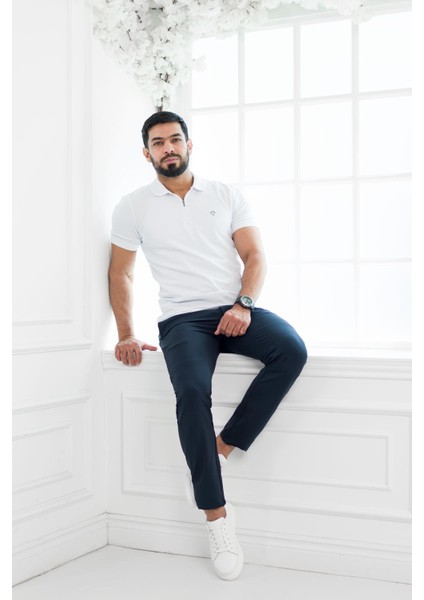 Fermuarlı Polo Yaka %100 Pamuk Regular Fit T-Shirt modelleri