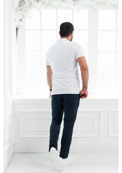 Fermuarlı Polo Yaka %100 Pamuk Regular Fit T-Shirt fırsatları