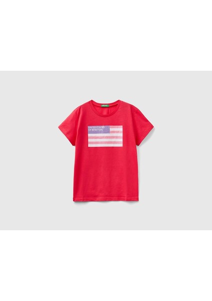 Unıted Colors Of Benetton Kız Çocuk Tshirt 3I1XC10H8
